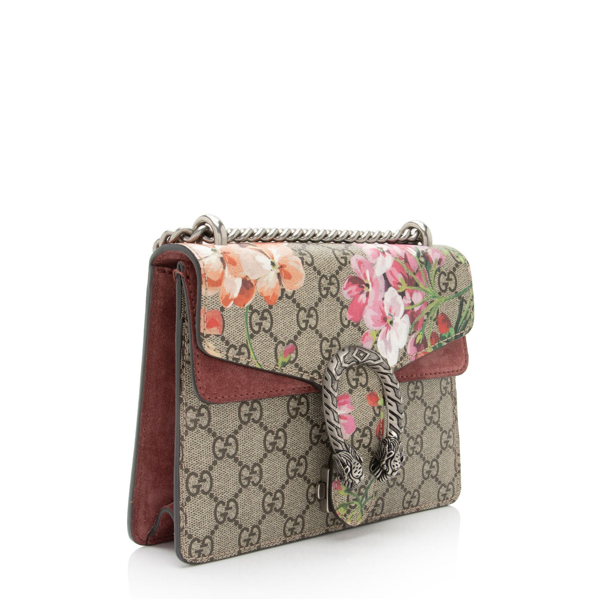Gucci GG Supreme Blooms Dionysus Mini Bag (SHF-uPZep0)