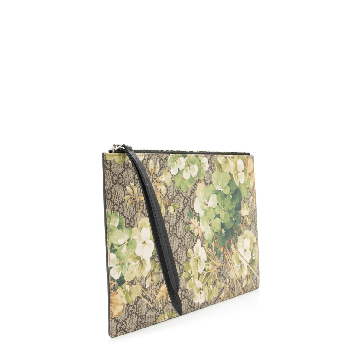 Gucci GG Supreme Blooms Large Pouch (SHF-hBZimk)