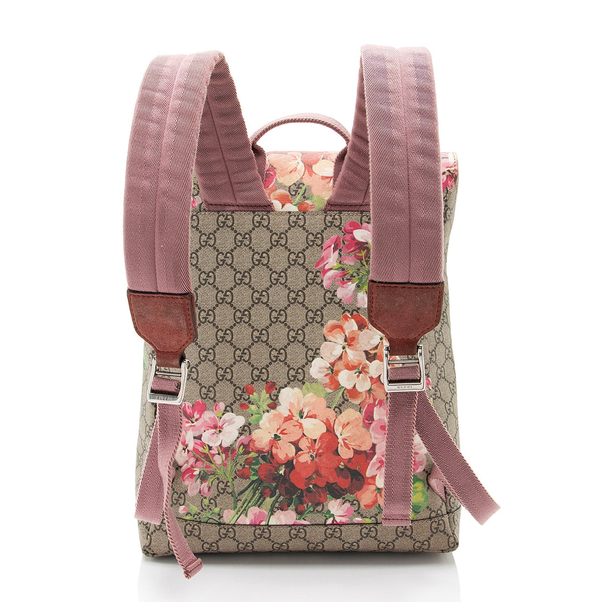 Gucci GG Supreme Blooms Medium Backpack (SHF-G2tOOE)