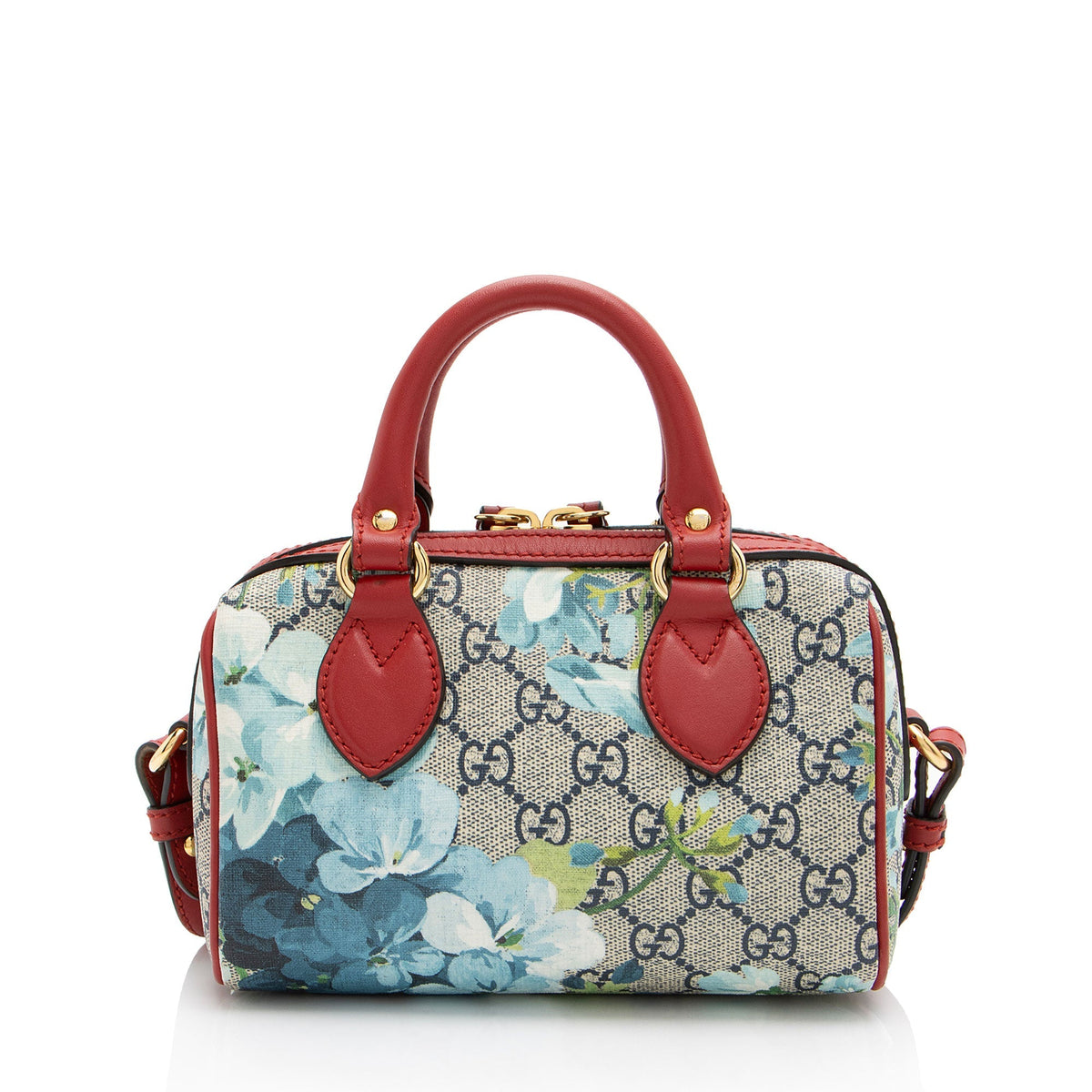 Gucci GG Supreme Blooms Mini Boston Bag (SHF-tIlAib)