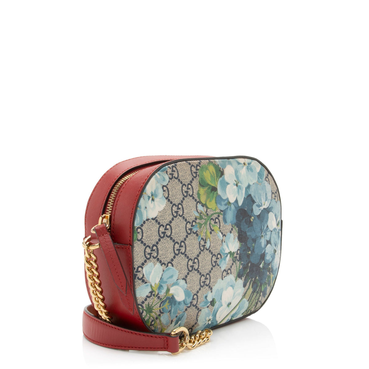 Gucci GG Supreme Blooms Mini Chain Bag (SHF-5o2pHV)