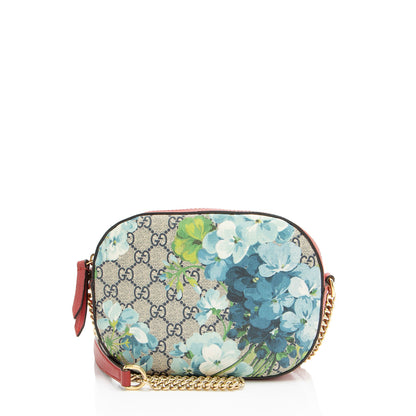 Gucci GG Supreme Blooms Mini Chain Bag