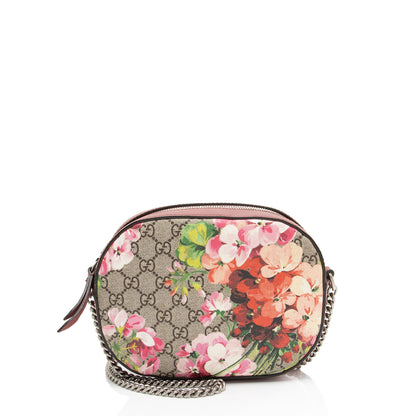 Gucci GG Supreme Blooms Mini Chain Bag