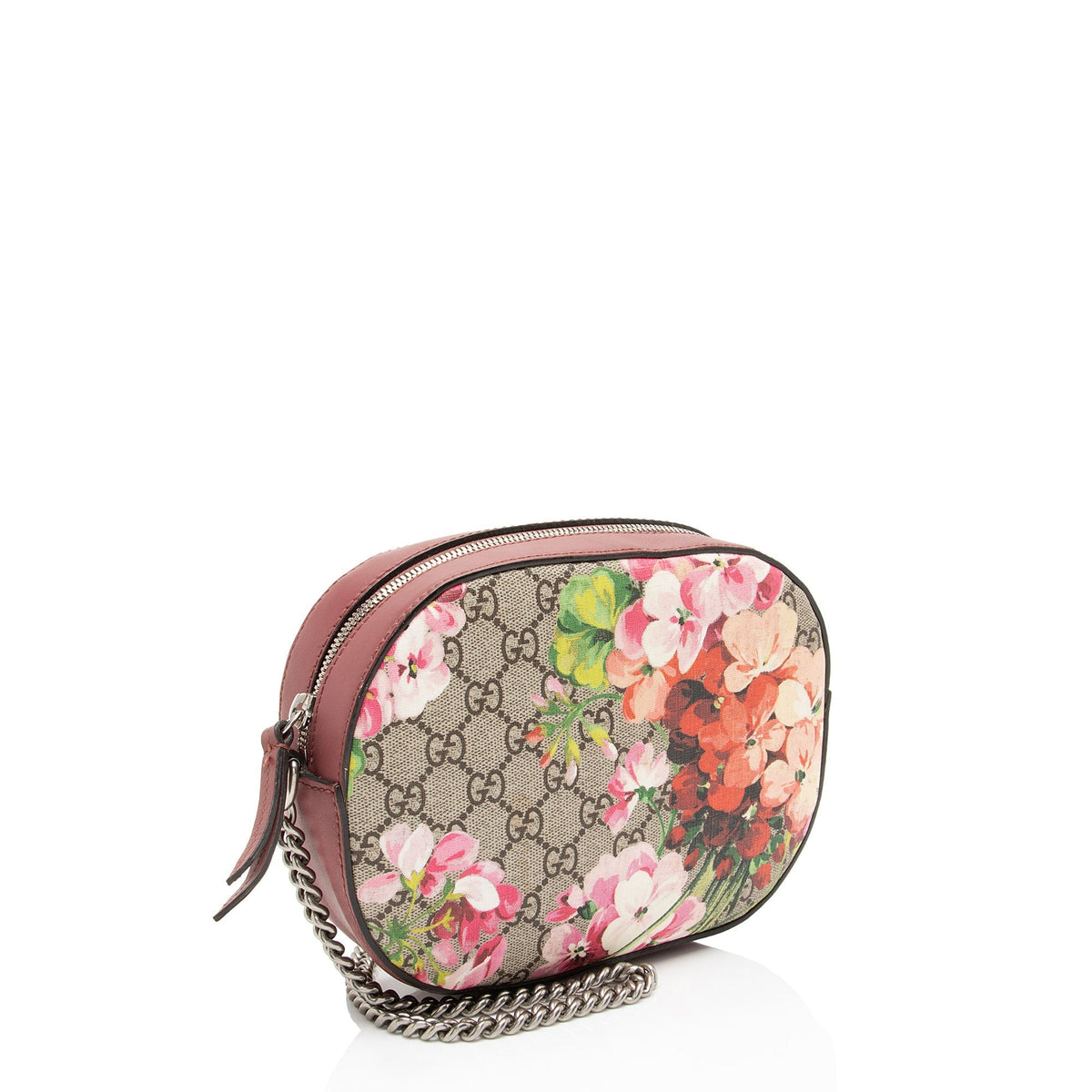 Gucci GG Supreme Blooms Mini Chain Bag