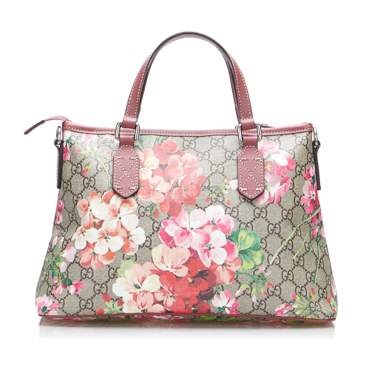Gucci GG Supreme Blooms Satchel (SHG-ohCTZX)