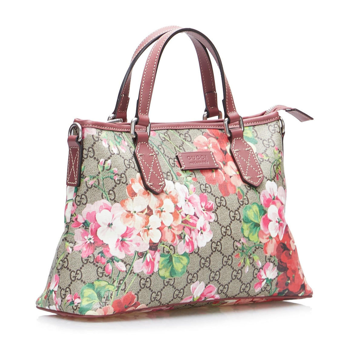 Gucci GG Supreme Blooms Satchel (SHG-ohCTZX)