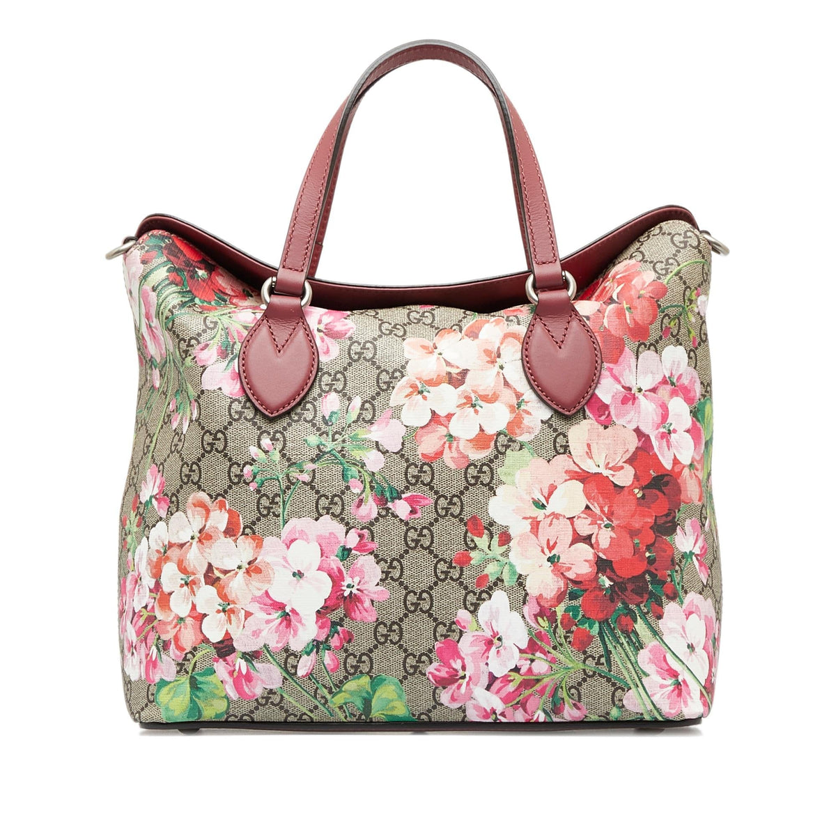 Gucci GG Supreme Blooms Satchel (SHG-dKOctA)