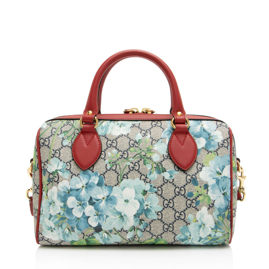 Gucci GG Supreme Blooms Small Satchel