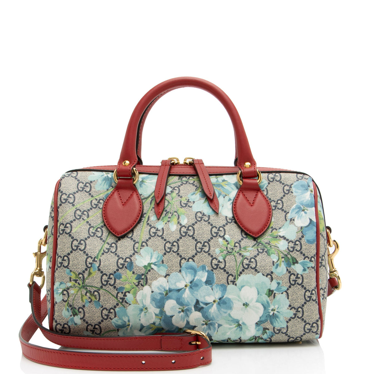 Gucci GG Supreme Blooms Small Satchel