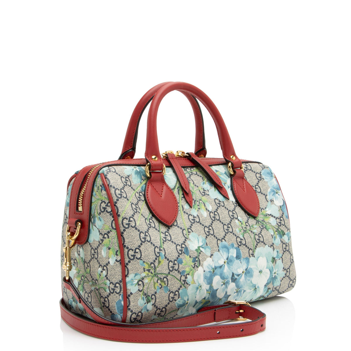 Gucci GG Supreme Blooms Small Satchel