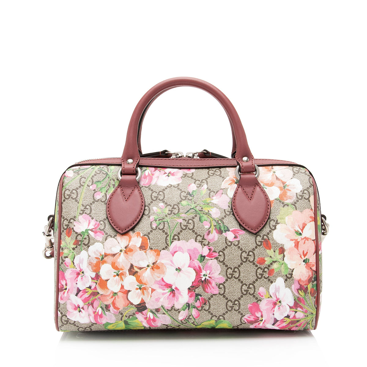 Gucci GG Supreme Blooms Small Top Handle Bag (SHF-kJIt8A)