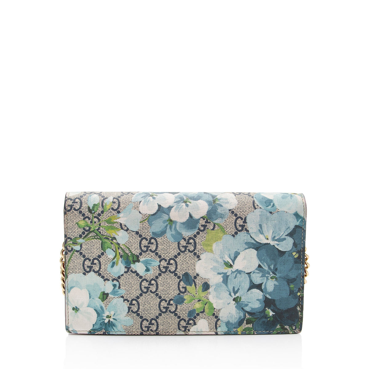 Gucci GG Supreme Blooms Wallet on Chain Bag (SHF-jYPwNX)