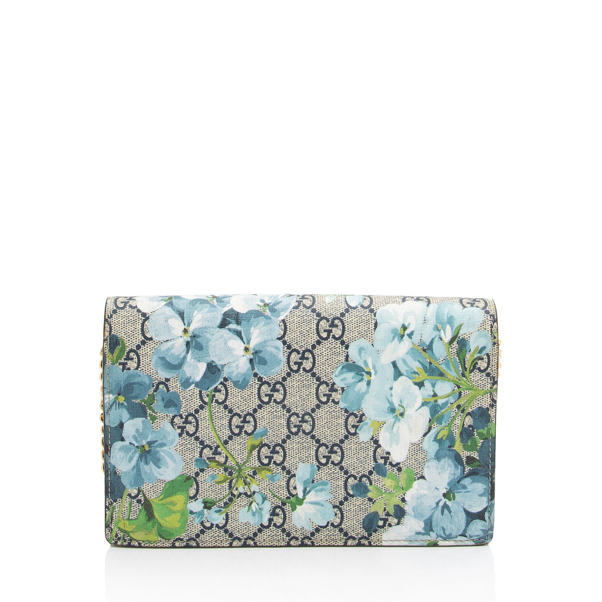 Gucci GG Supreme Blooms Wallet on Chain Bag (SHF-ipAKVB)
