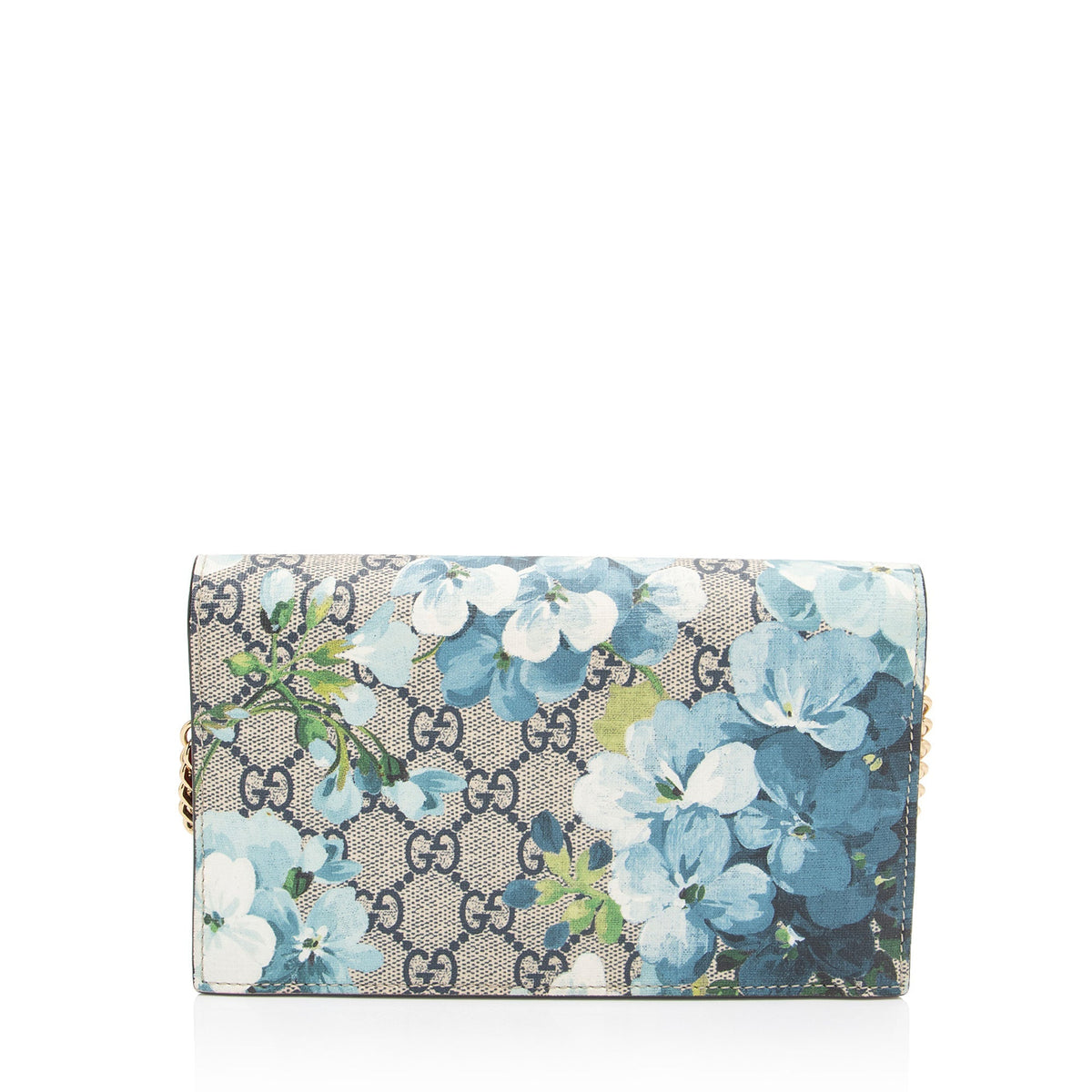 Gucci GG Supreme Blooms Wallet on Chain (SHF-pyI6YU)
