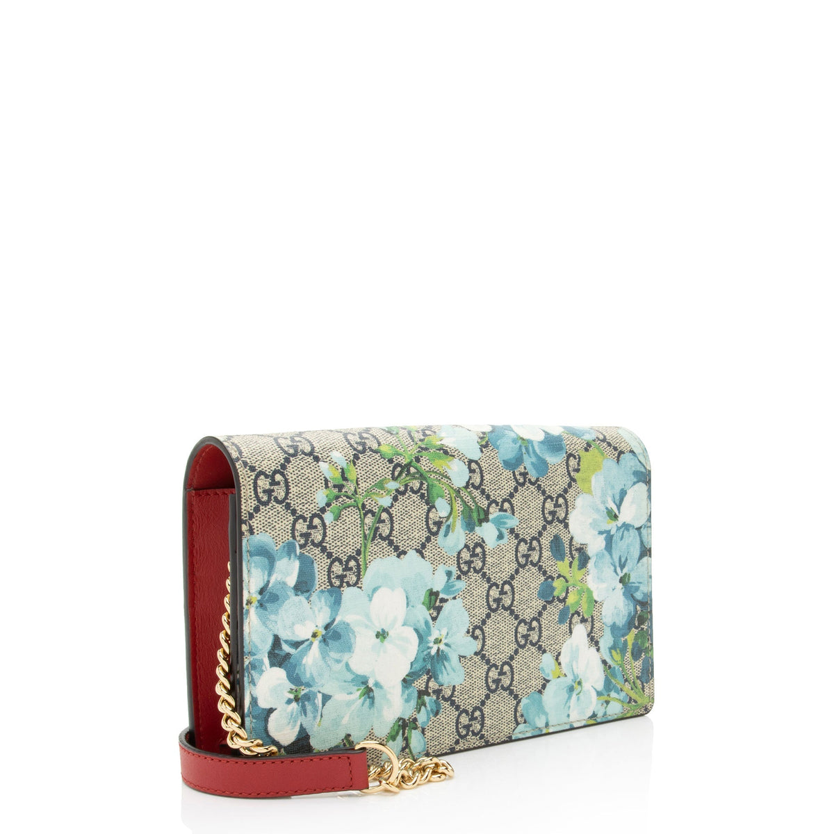 Gucci GG Supreme Blooms Wallet on Chain