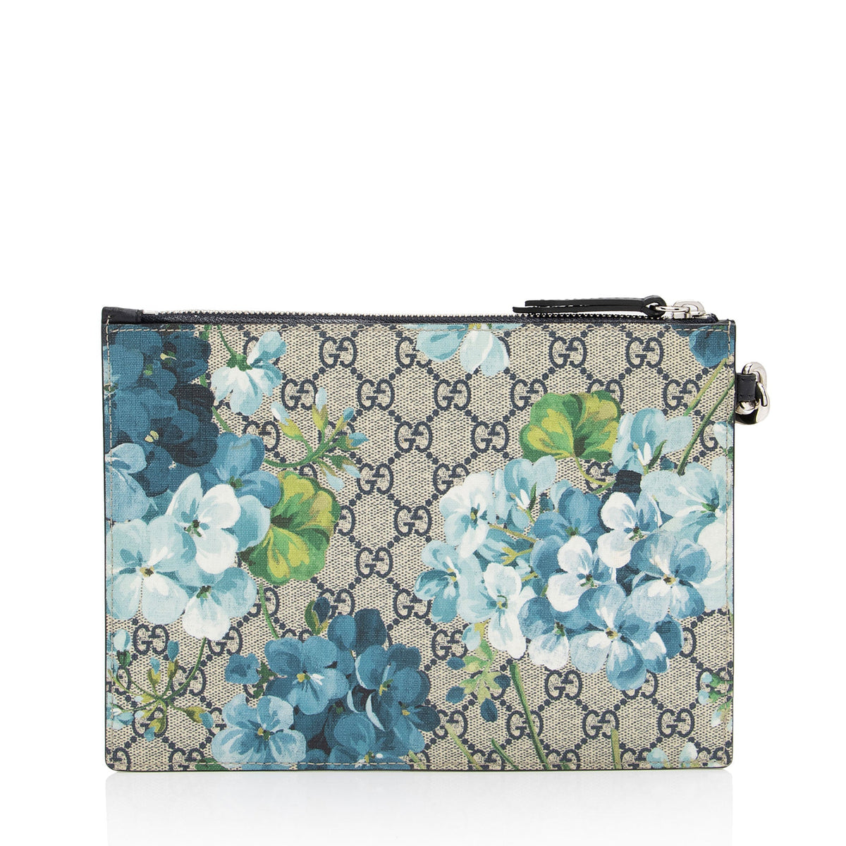 Gucci GG Supreme Blooms Wristlet (SHF-eh4xS1)