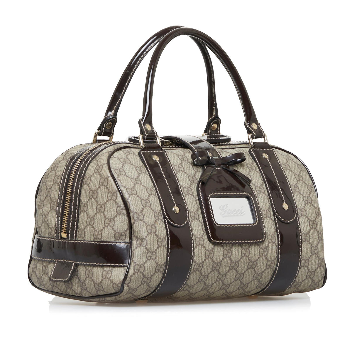 Gucci GG Supreme Boston Bag (SHG-2aBLWM)