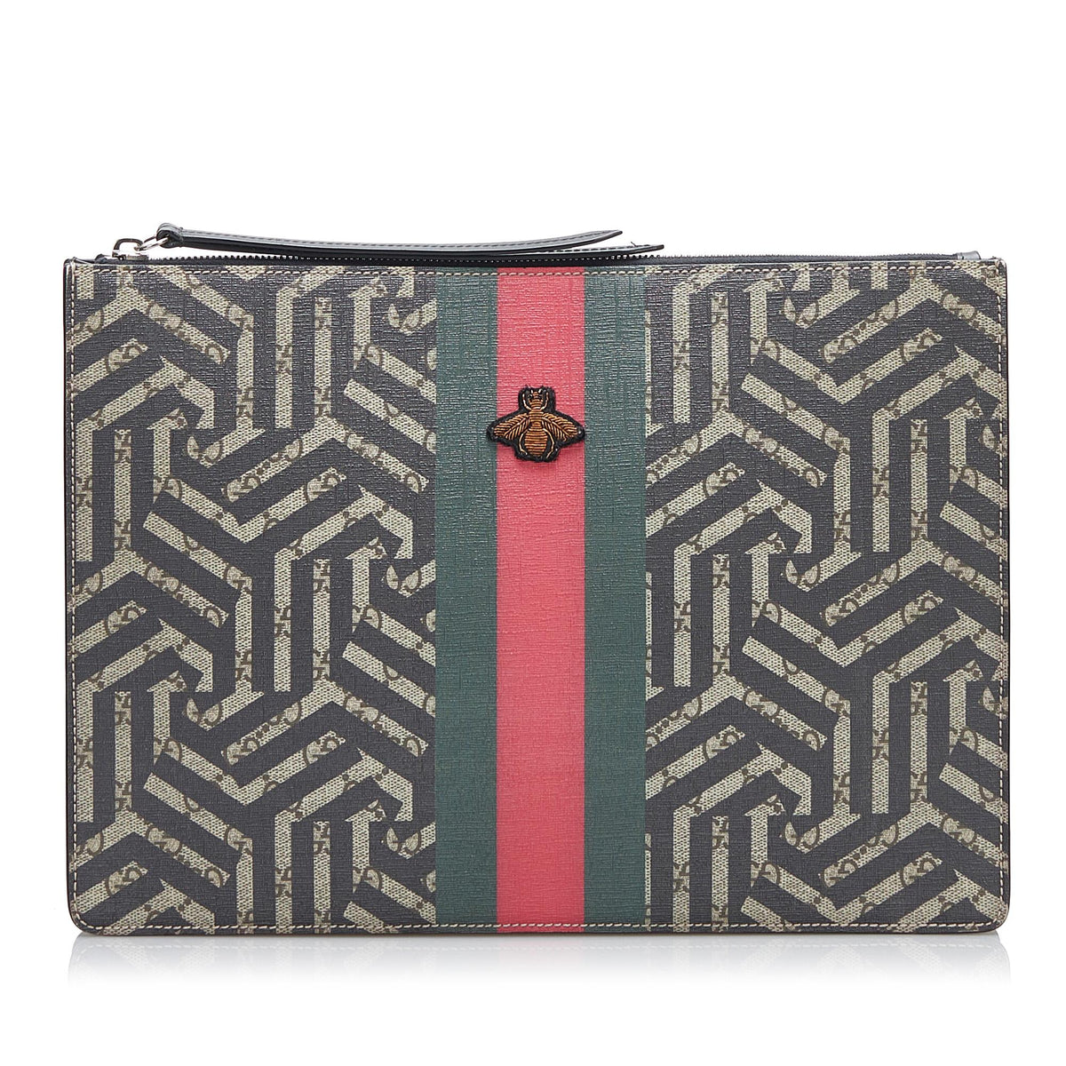 Gucci GG Supreme Caleido Web Bee Crossbody Bag (SHG-b130uG)