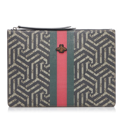 Gucci GG Supreme Caleido Web Bee Crossbody Bag (SHG-b130uG)