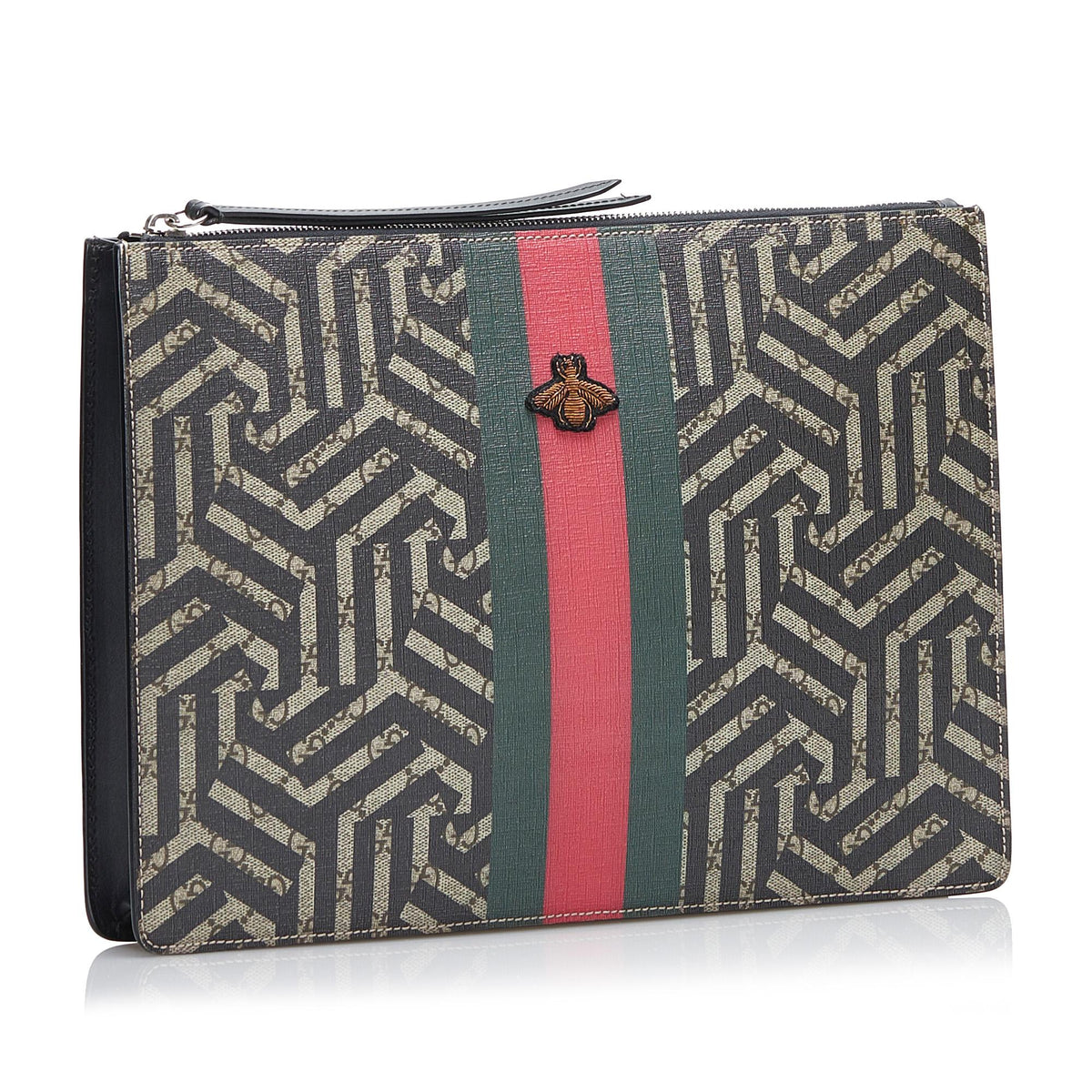 Gucci GG Supreme Caleido Web Bee Crossbody Bag (SHG-b130uG)