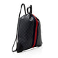 Gucci GG Supreme Canvas Drawstring Backpack (SHF-20551)