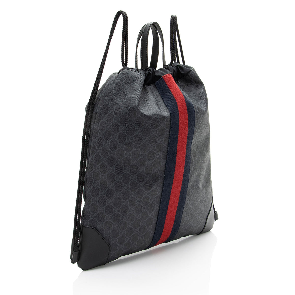 Gucci GG Supreme Canvas Drawstring Backpack
