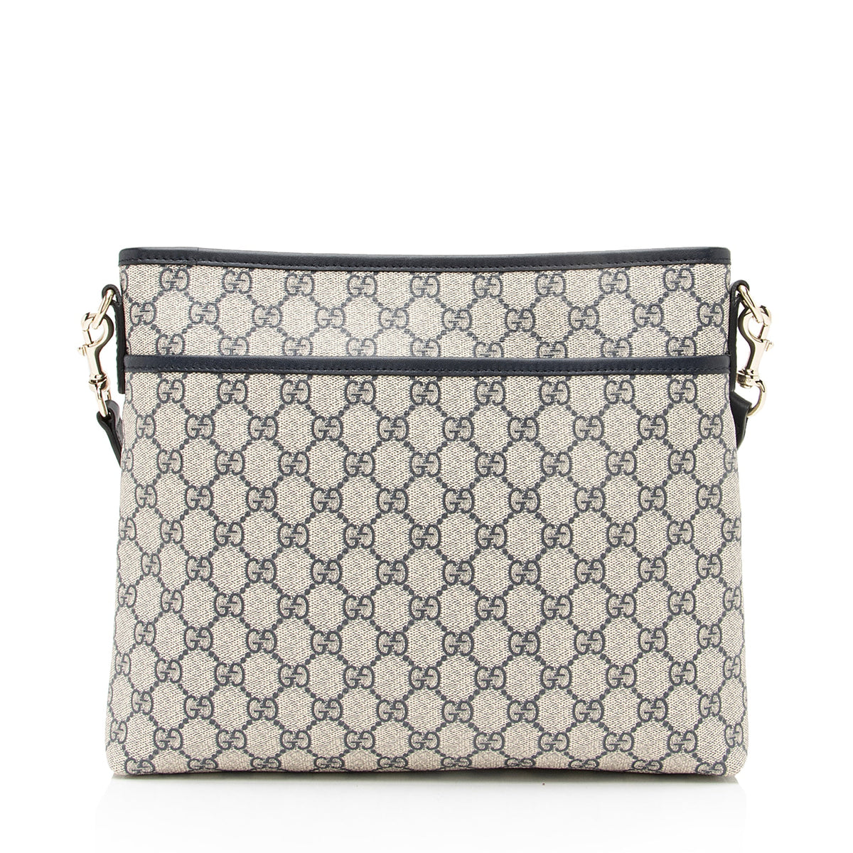 Gucci GG Supreme Classic Flat Medium Messenger Bag (SHF-23363)