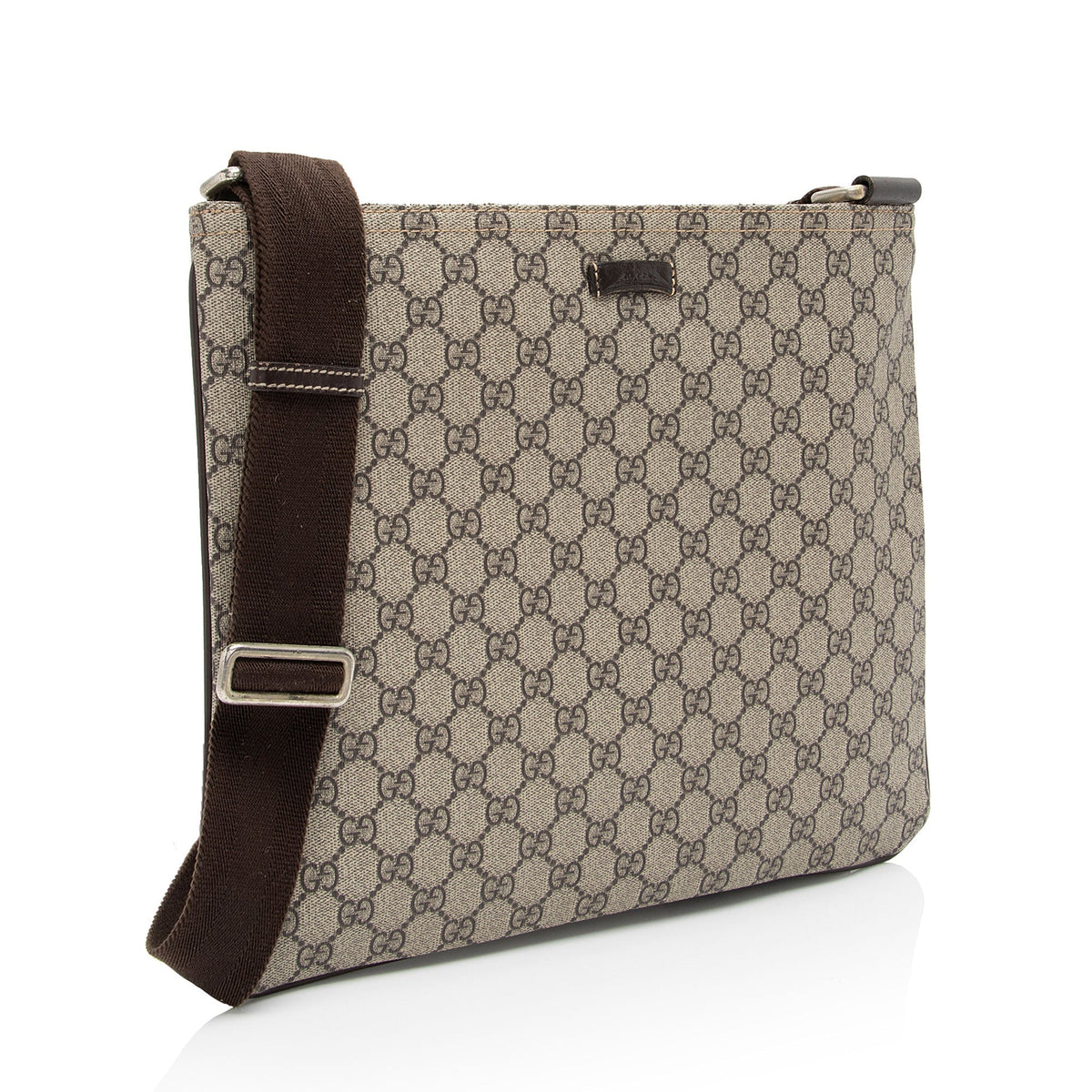 Gucci GG Supreme Classic Flat Medium Messenger (SHF-CUfNXw)