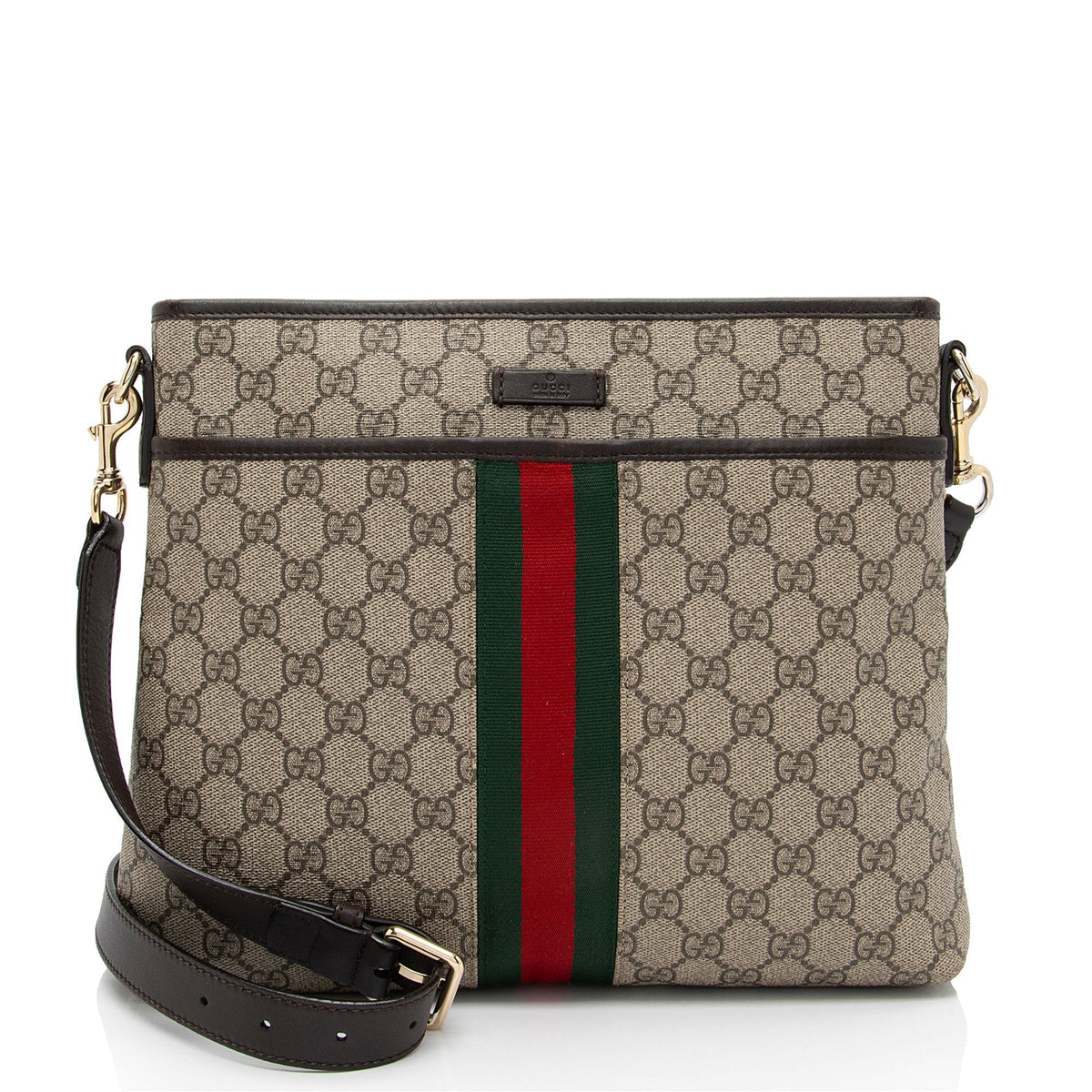 Gucci GG Supreme Classic Web Messenger (SHF-LN0YPY)