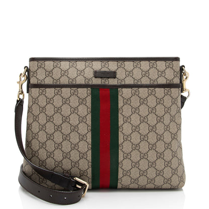 Gucci GG Supreme Classic Web Messenger (SHF-LN0YPY)