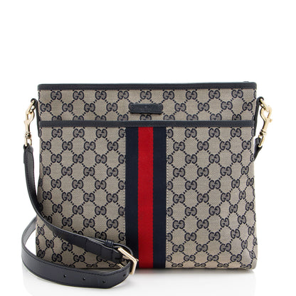 Gucci GG Supreme Classic Web Messenger (SHF-mWJWN4)