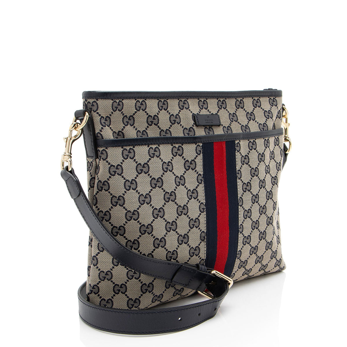 Gucci GG Supreme Classic Web Messenger (SHF-mWJWN4)