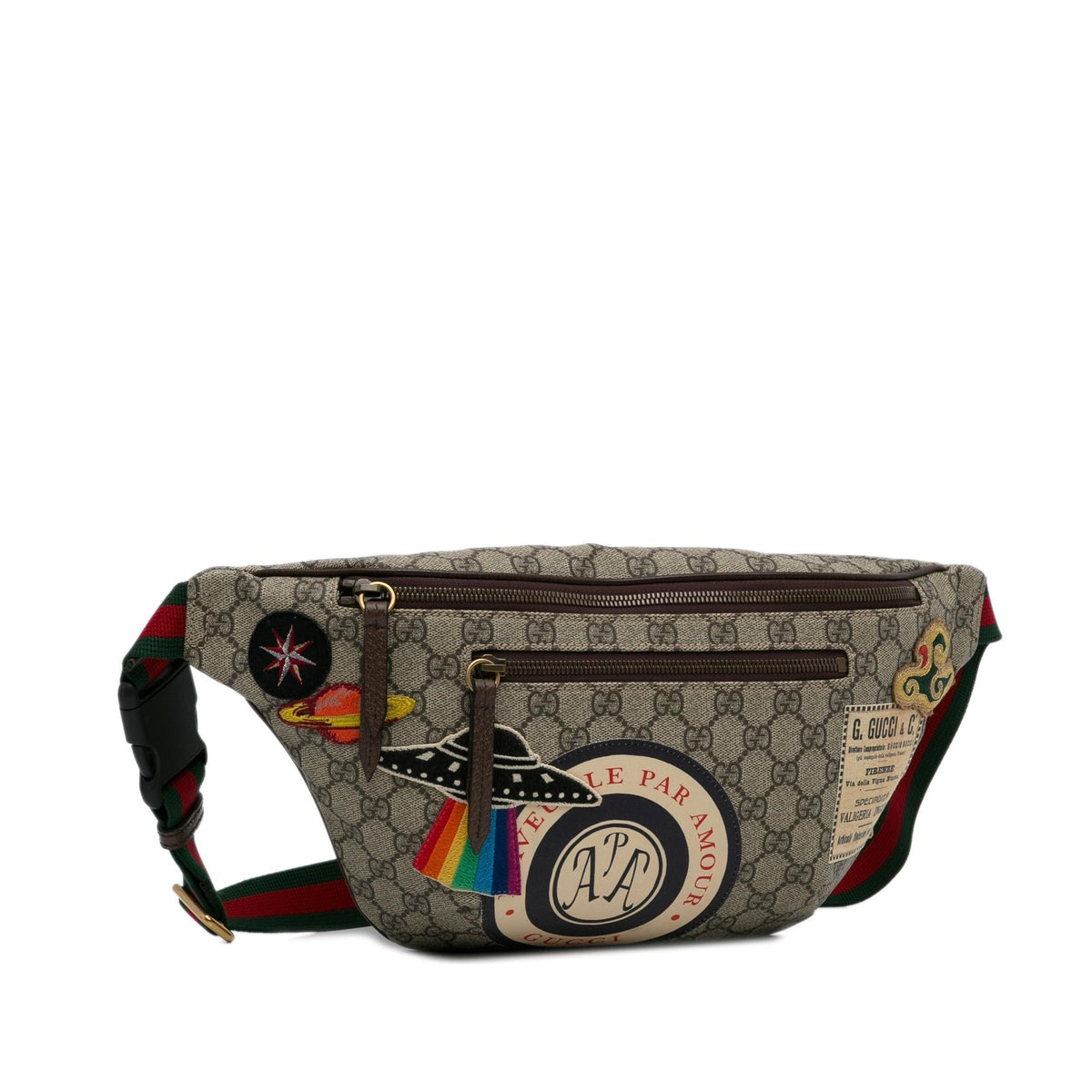 Gucci GG Supreme Courrier Belt Bag (SHG-pQzE2B)