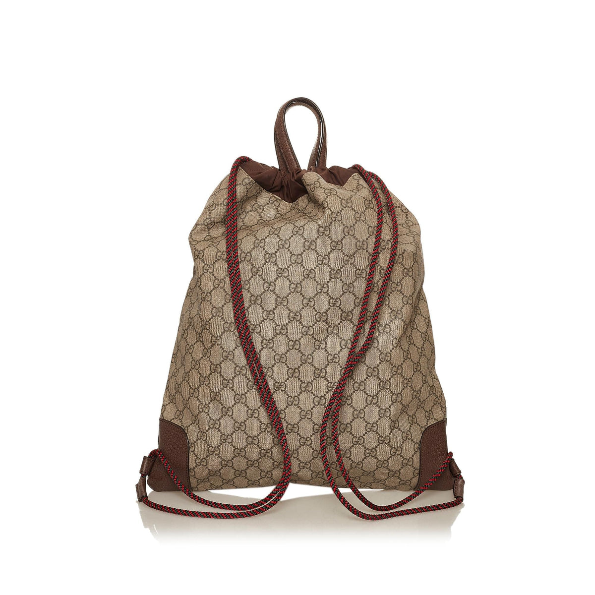 Gucci GG Supreme Courrier Drawstring Backpack (SHG-29536)