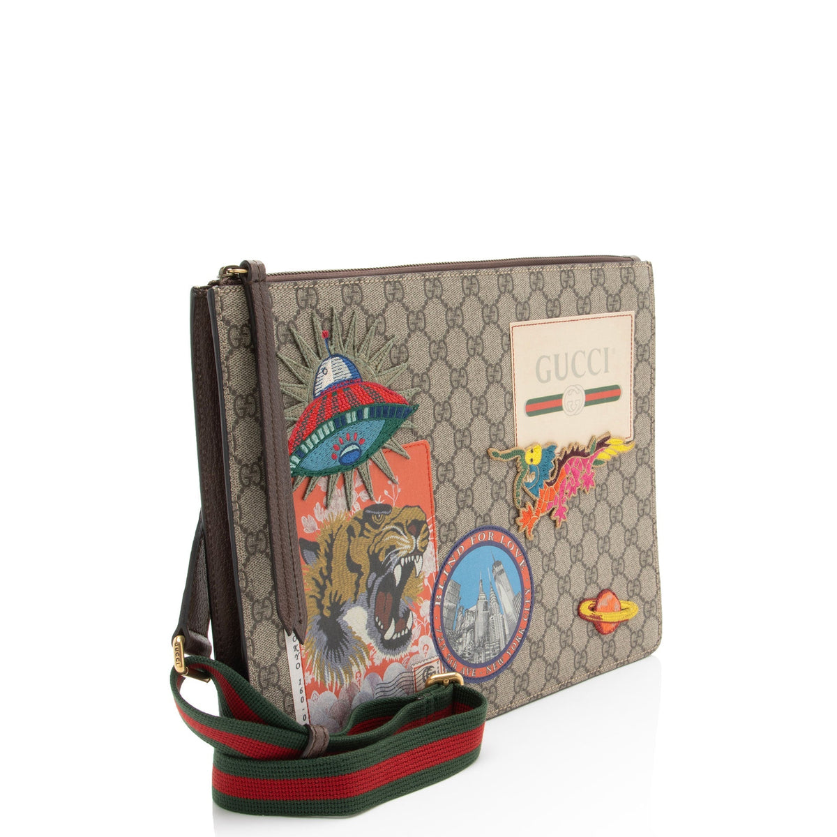 Gucci GG Supreme Courrier Flat Messenger