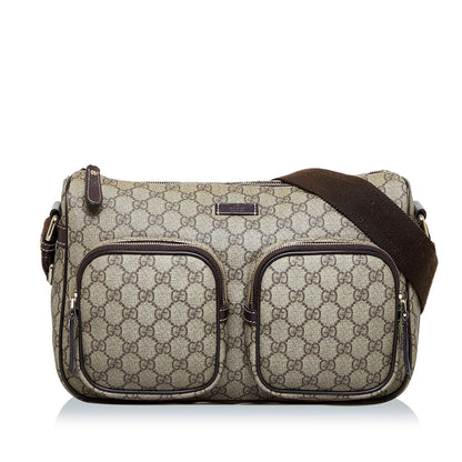 Gucci GG Supreme Crossbody Bag (SHG-lYuseq)