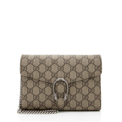 Gucci GG Supreme Dionysus Chain Wallet (SHF-xzCk0E)