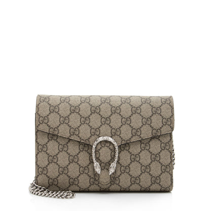 Gucci GG Supreme Dionysus Chain Wallet (SHF-2mZ8it)