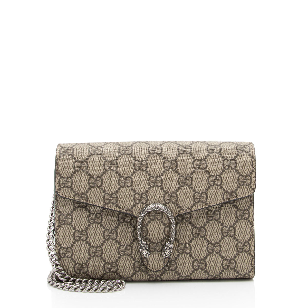 Gucci GG Supreme Dionysus Chain Wallet (SHF-YNAgZy)