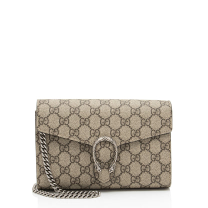 Gucci GG Supreme Dionysus Chain Wallet (SHF-fdF3Zv)