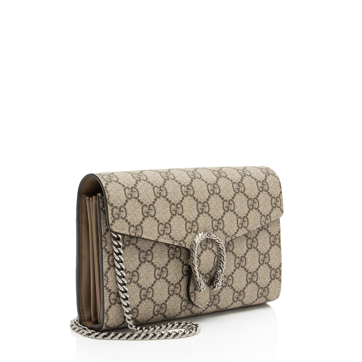 Gucci GG Supreme Dionysus Chain Wallet (SHF-fdF3Zv)