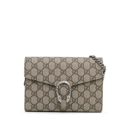 Gucci GG Supreme Dionysus Chain Wallet (SHG-daa2IZ)
