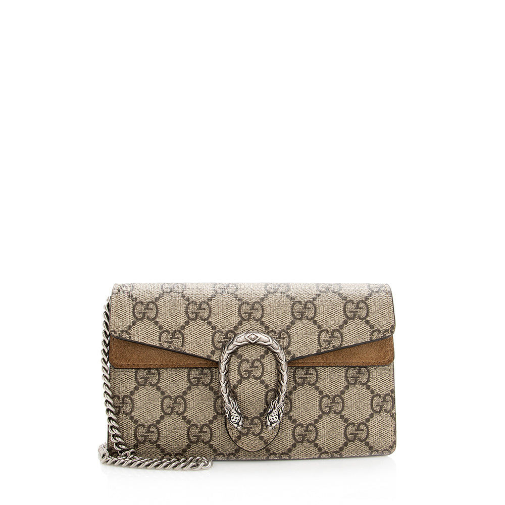 Gucci GG Supreme Dionysus Super Mini Bag (SHF-TSRLWP)