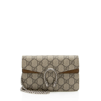 Gucci GG Supreme Dionysus Super Mini Bag (SHF-col3Sm)