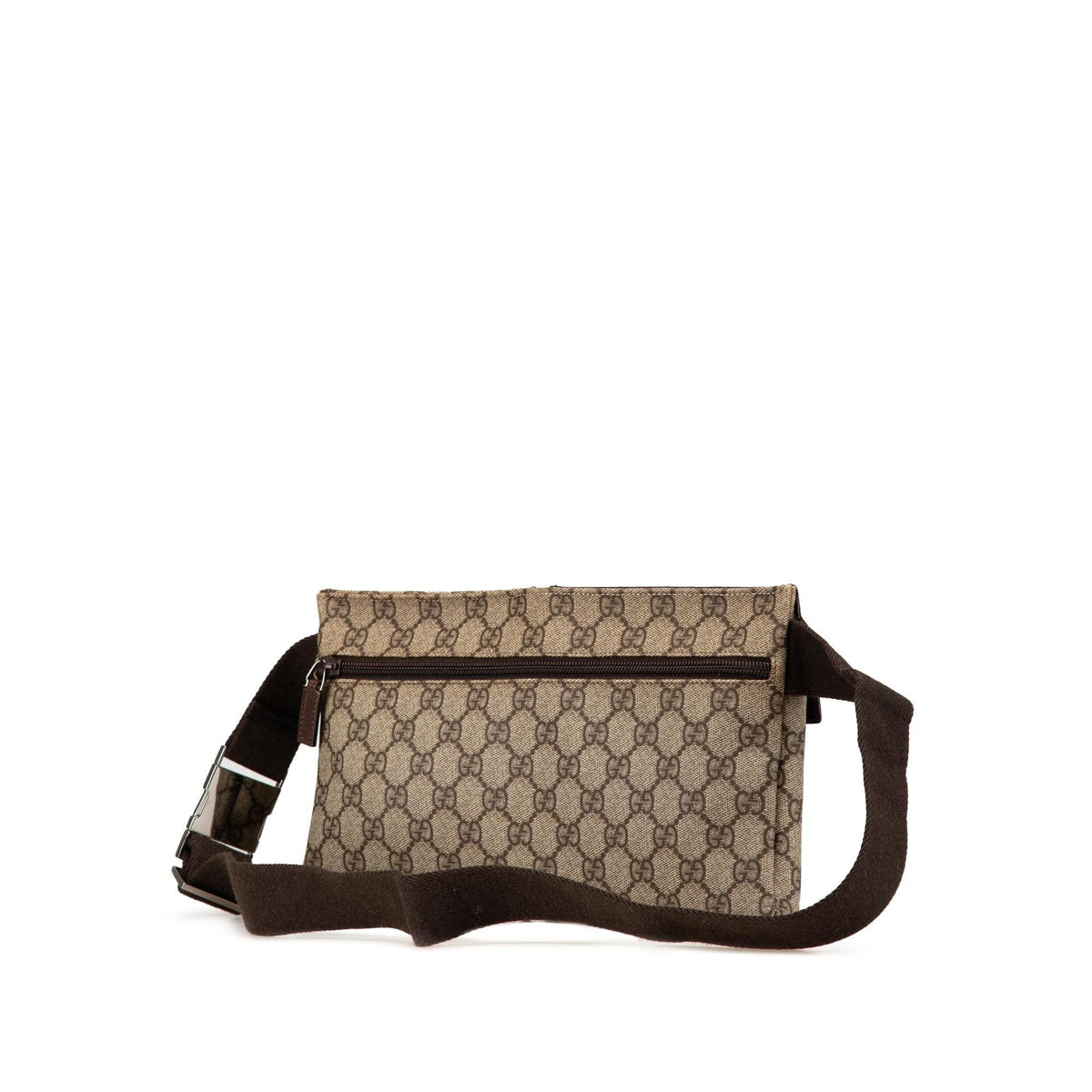 Gucci GG Supreme Double Pocket Belt Bag