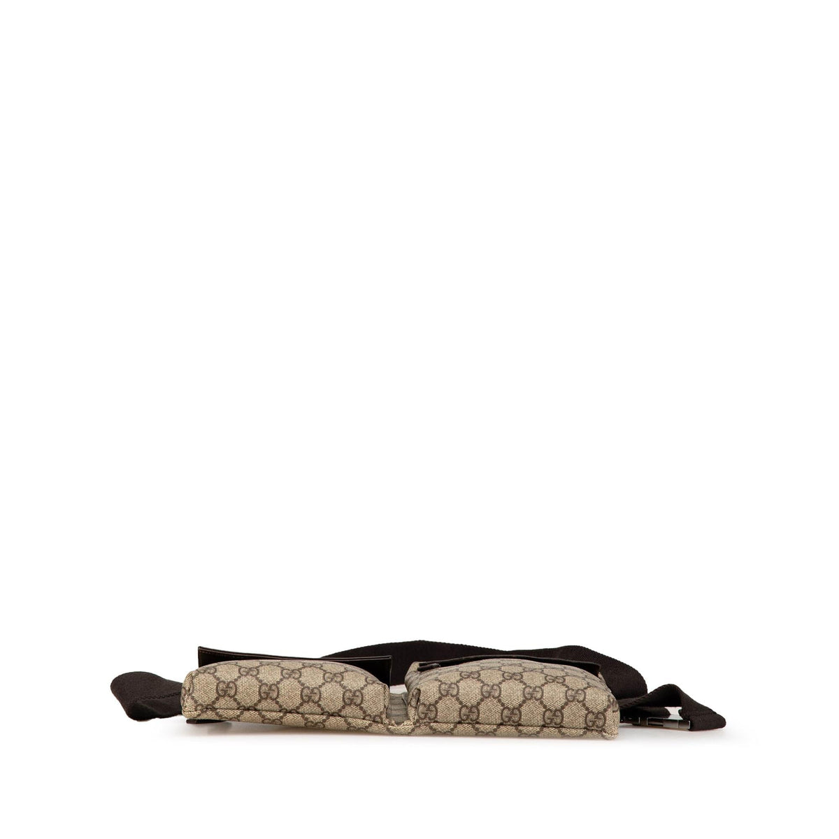 Gucci GG Supreme Double Pocket Belt Bag