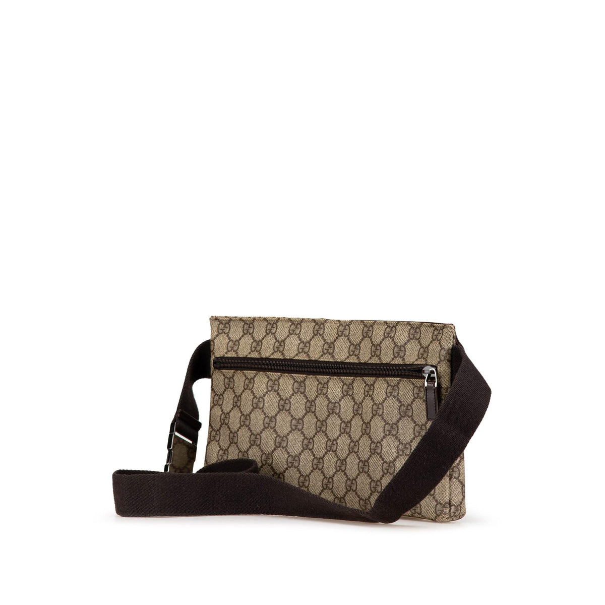 Gucci GG Supreme Double Pocket Belt Bag