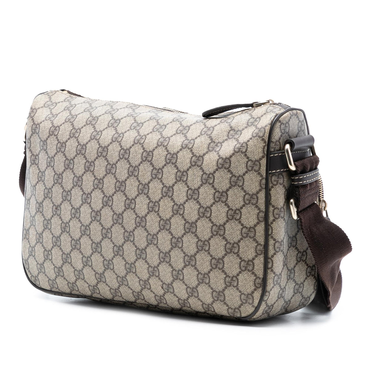 Gucci GG Supreme Double Pocket Crossbody
