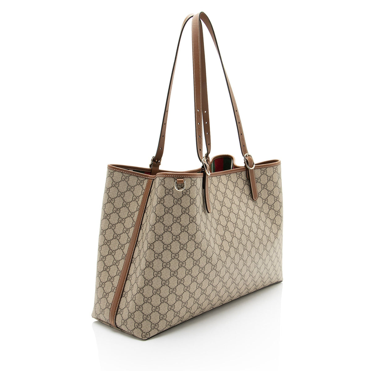 Gucci GG Supreme Emblem Maxi Tote
