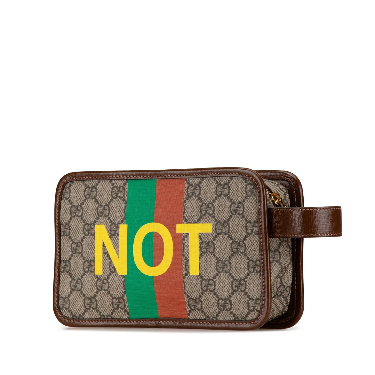 Gucci GG Supreme Fake/Not Cosmetic Pouch